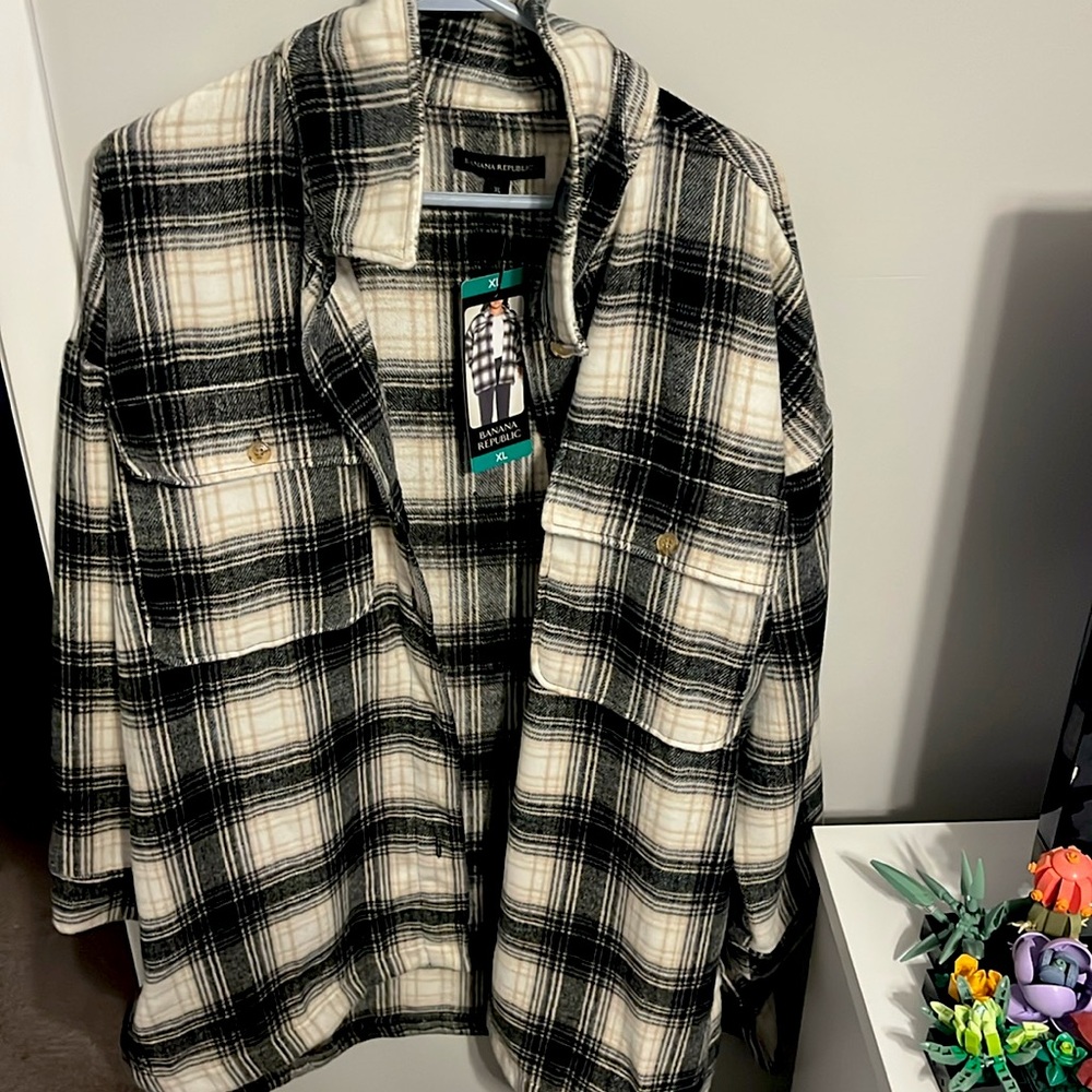 XL banana republic flannel